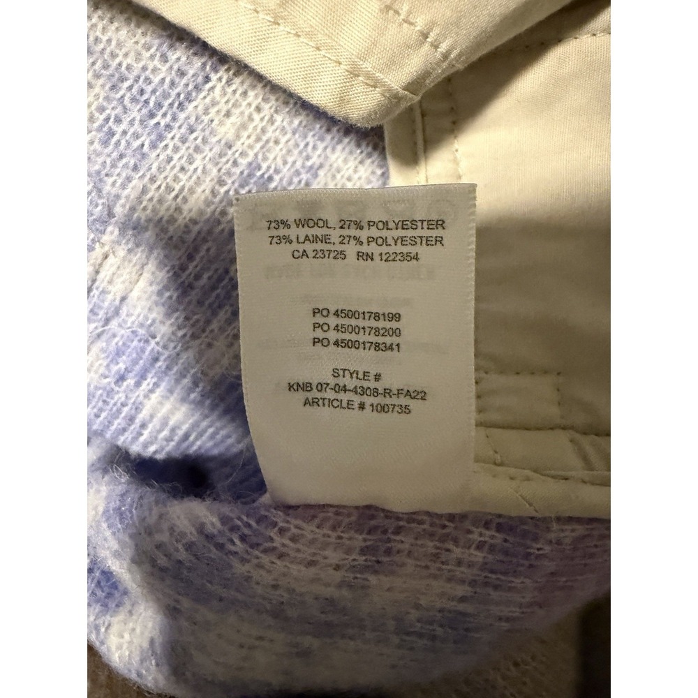 Wilfred Free Aritzia The Ganna Shirt Jacket Elaine Violet Purple Women's Size M - Picture 13 of 13